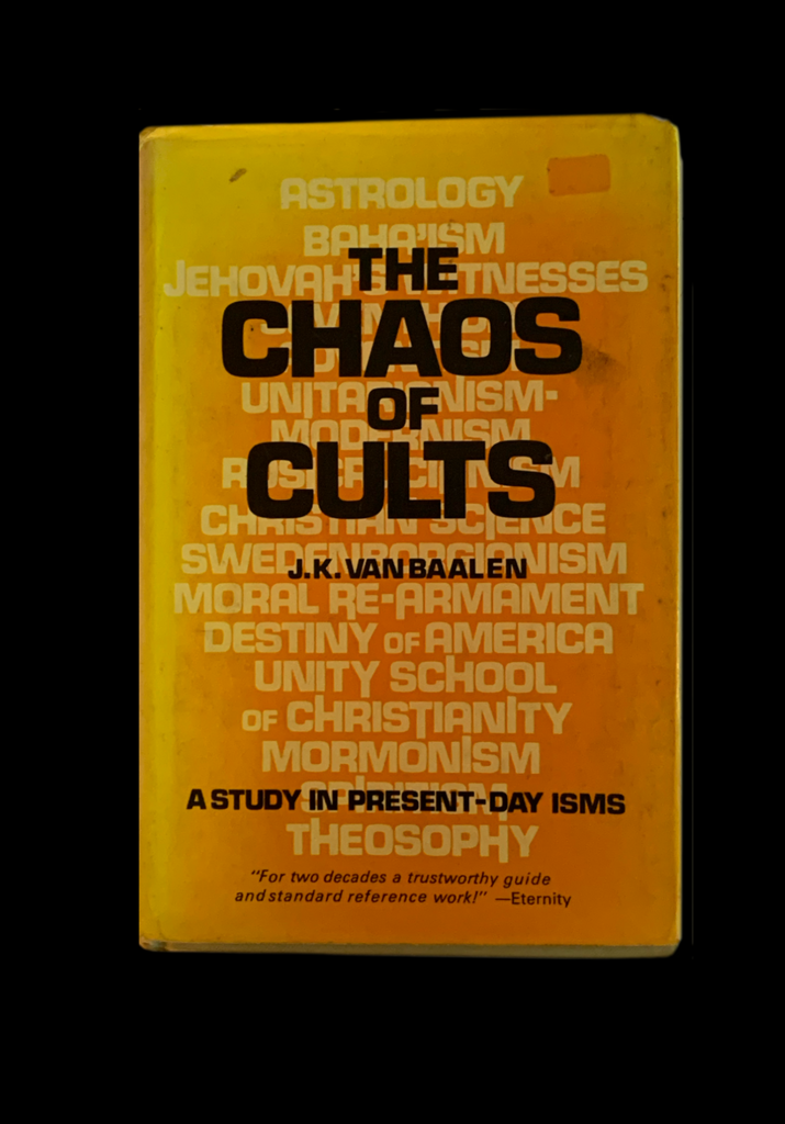 <strong>THE CHAOS OF CULTS 1952 </strong> JK VAN BAALEN