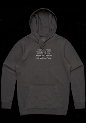 <strong> CLASSIC CHOSEN EMBROIDERED HOOD</strong> FADED BLACK