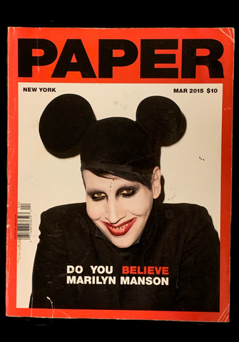 <strong>PAPER MAGAZINE 2015</strong> MARILYN MANSON BY TERRY RICHARDSON