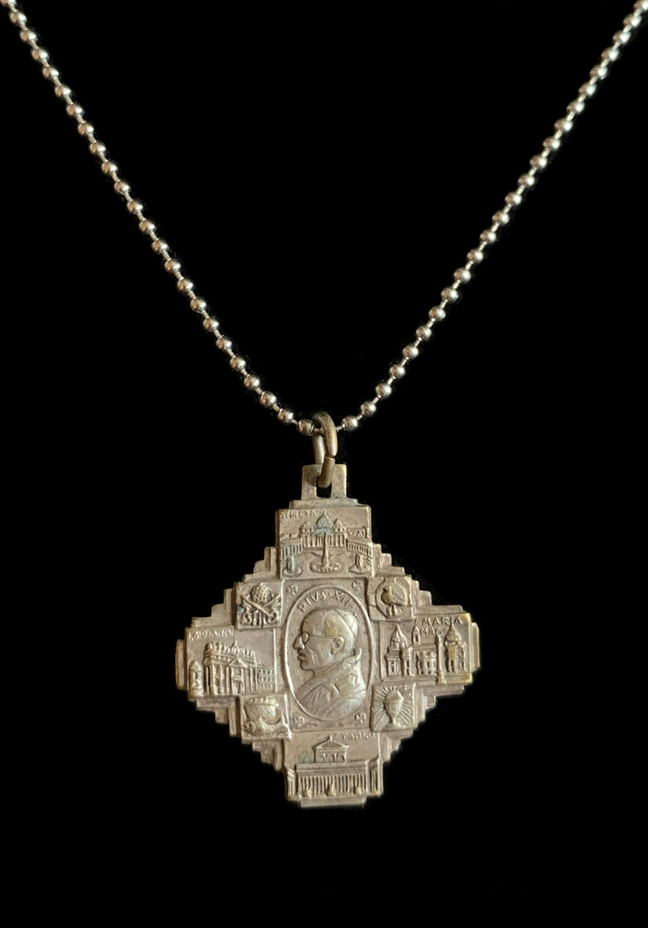 <strong>VINTAGE RELIGIOUS PROTECTION MEDAL SAINT PETER & SAINT PAUL</strong> ROMA