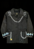 <strong>VINTAGE LEATHER HAND PAINTED CUPID JACKET ONE OF ONE</strong> DOUBLE SIDED