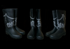 <strong>HAND PAINTED CHAIN PVC RUBBER BOOTS</strong>