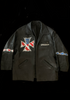 <strong>HAND PAINTED CHOSEN LIBERTY LEATHER JACKET </strong> BLACK