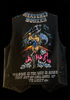 <strong>HEAVENLY BODIES HAND PAINTED VINTAGE LEATHER VEST</strong> BLACK