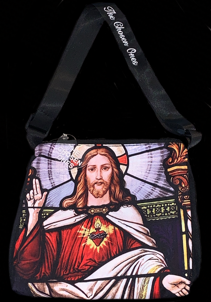 <strong>PRINTED JESUS CHRIST PRINTED SHOULDER BAG</strong> 30CM