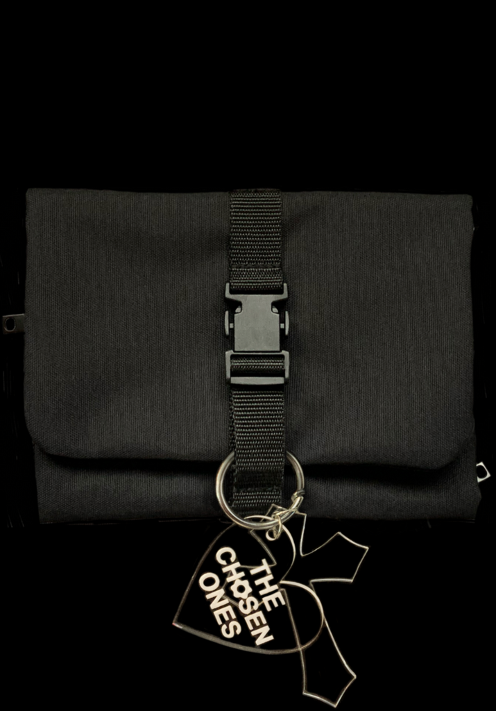 <strong>MEDIUM KEEP-ALL FOLD DOWN MESH NYLON CLIP WALLET</strong> 3 COMPARTMENTS 25CM