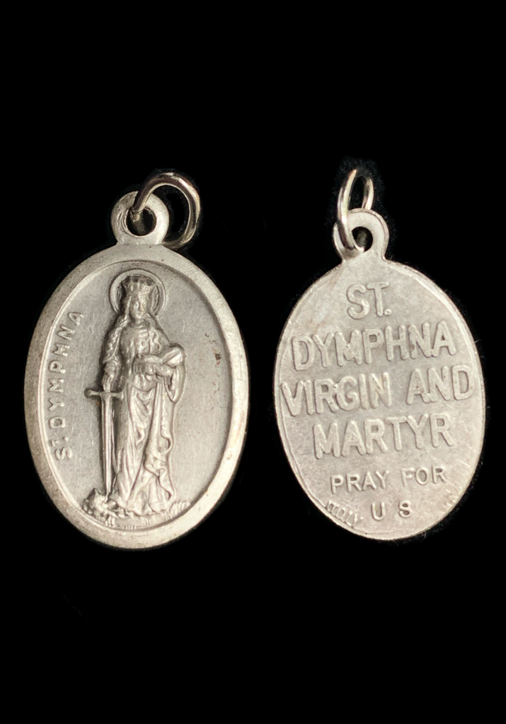 <strong>VINTAGE SAINT DYMPHNA MARTYR PROTECTION MEDAL</strong>